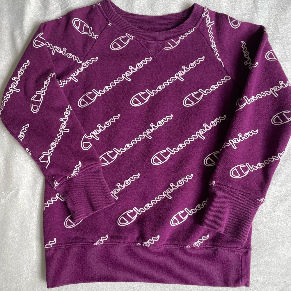 Little girls Champion sweatshirt size Small
